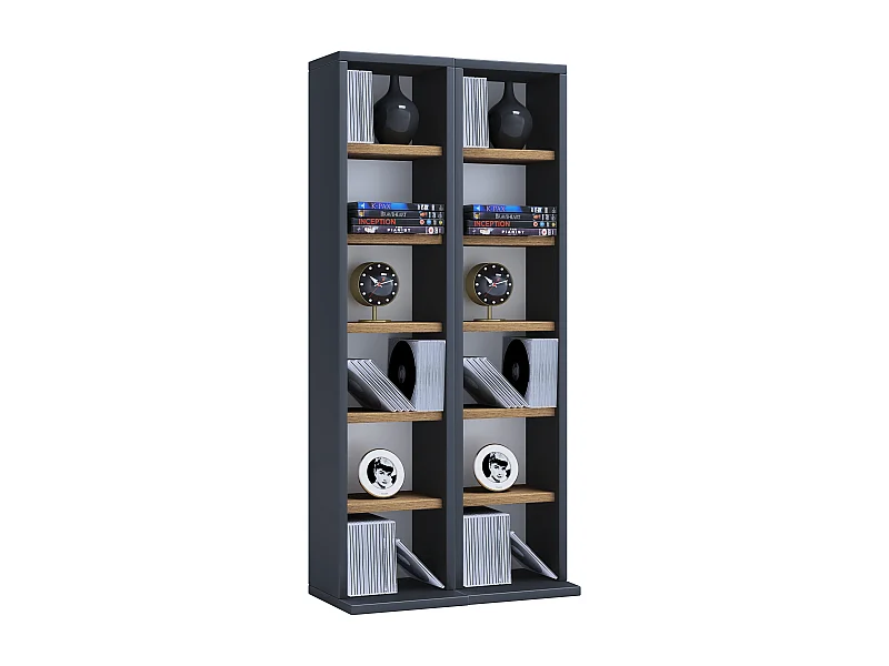 Drewno CD DVD Stand Shelf Cabinet Milano