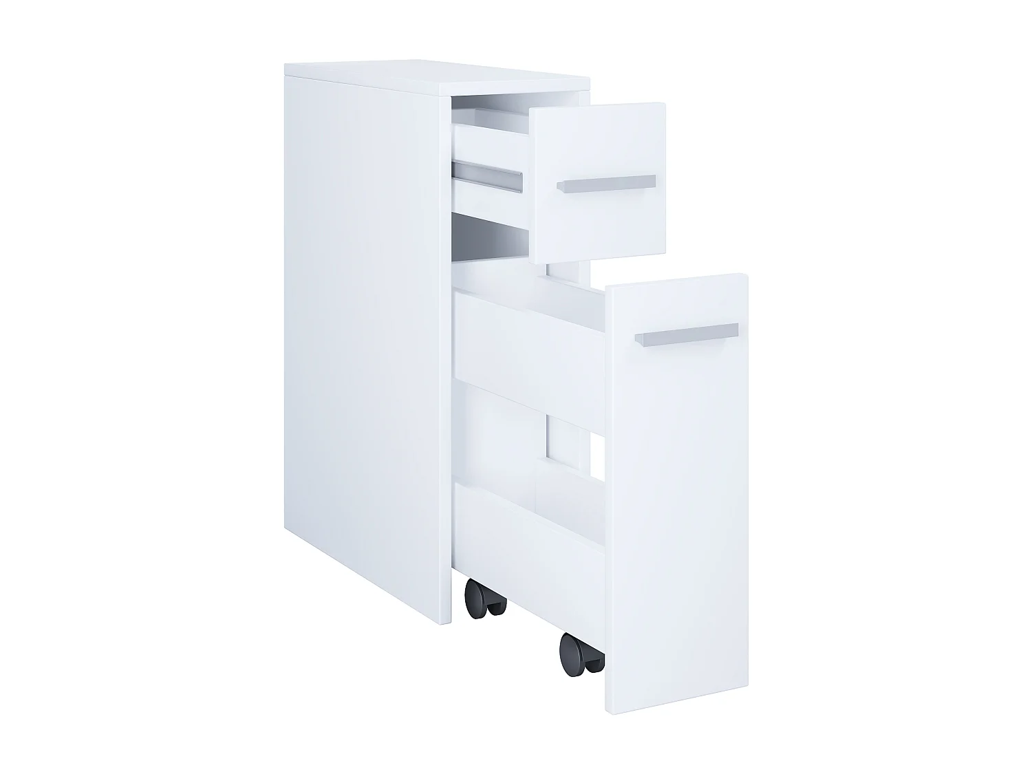 Bathroom furniture Midischrank Zalo White H. 61 x W. 20 x D. 45 cm