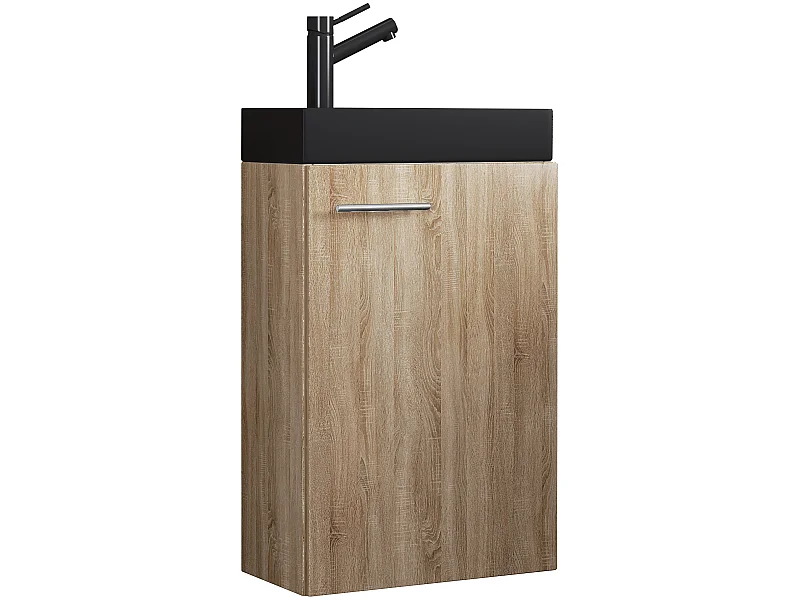 Bathroom furniture washbasin Slito Sonoma Oak H. 60 x W. 41 x D. 22 cm