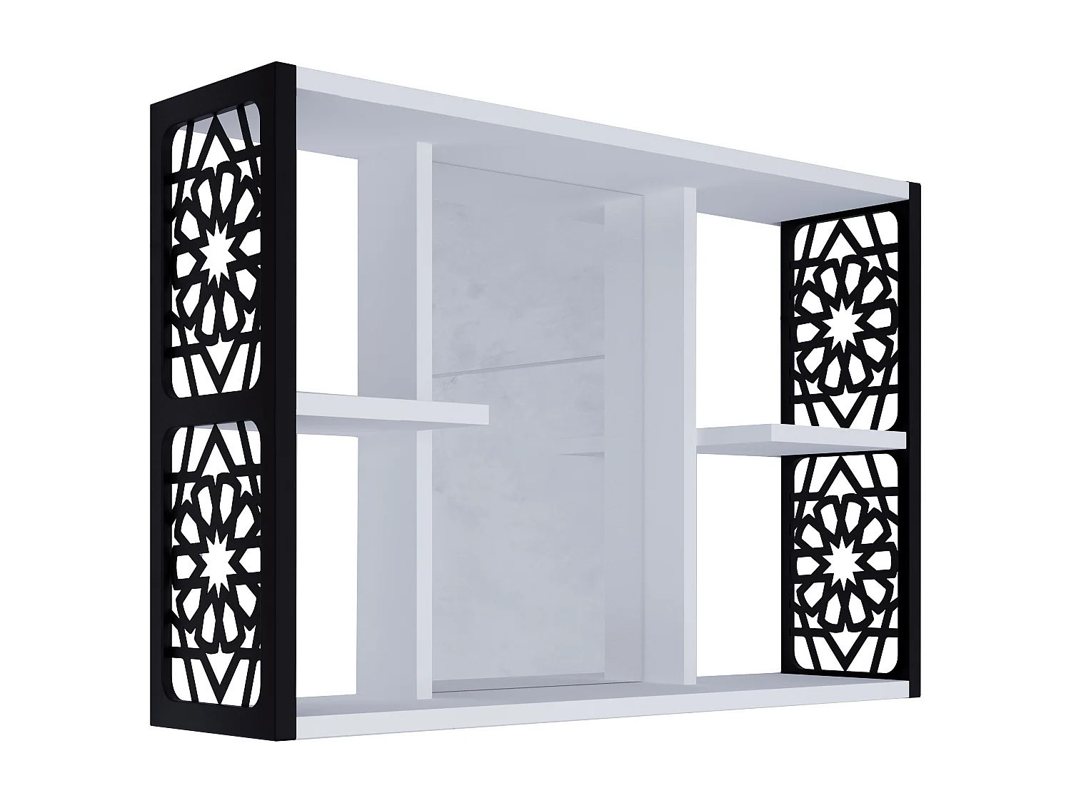 Holz Badmöbel Spiegelschrank Spiegel Bamela 46x82