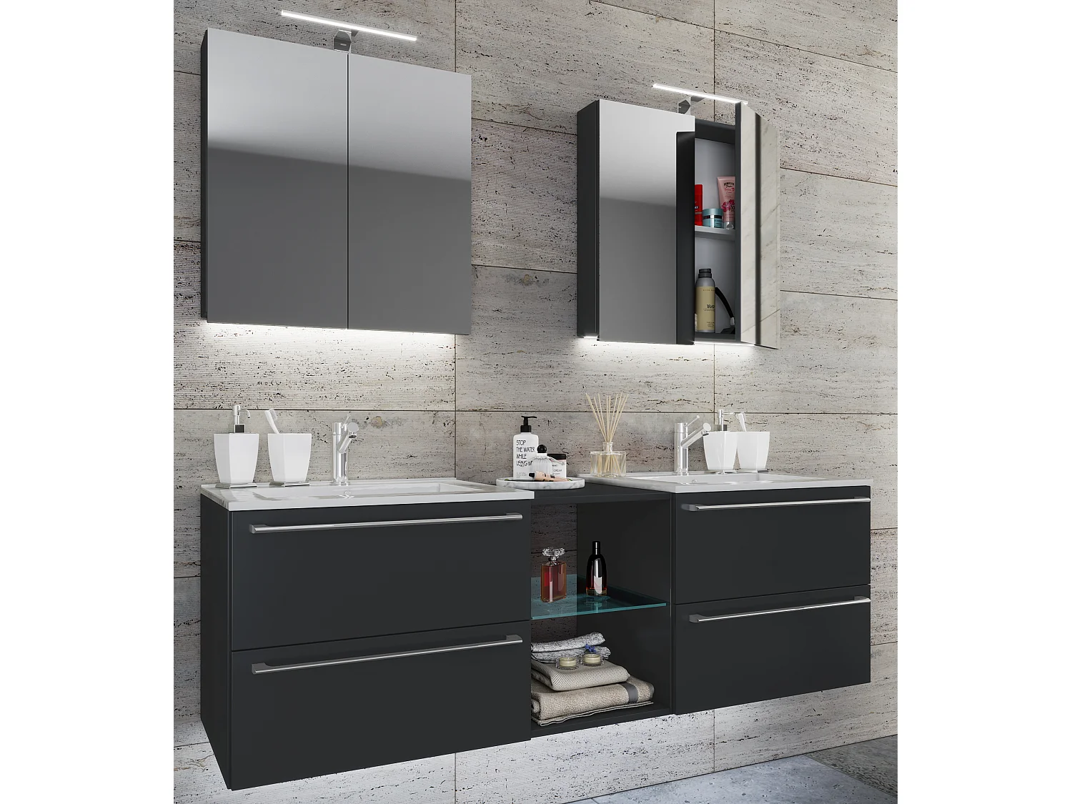 3-pièces lavabo Badinos XXL