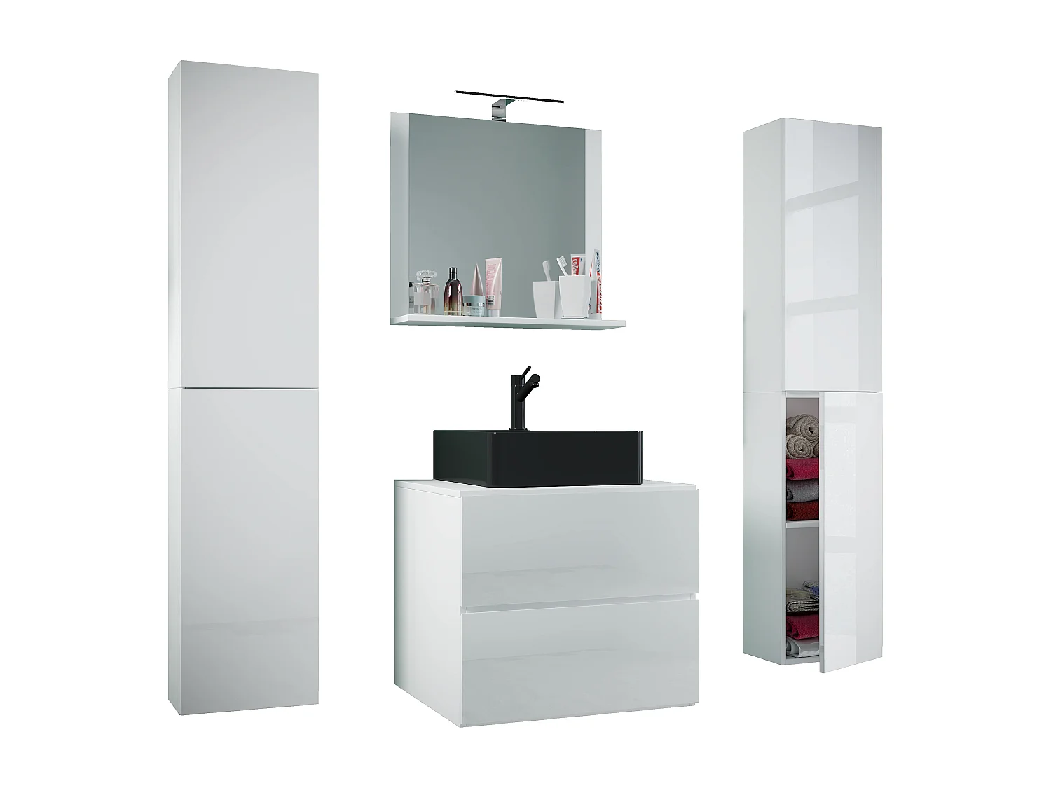 5 stuks wastafel bad 60 cmLendas XL