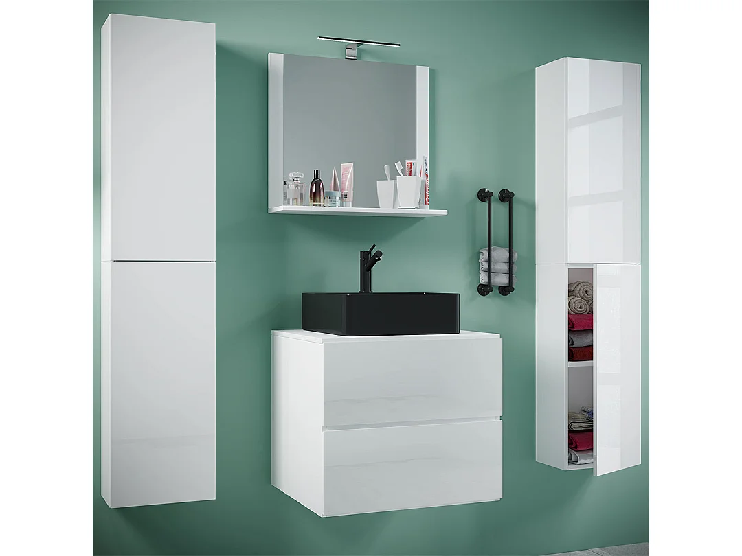 5 pcs. lavabo salle de bain 60 cmLendas XL