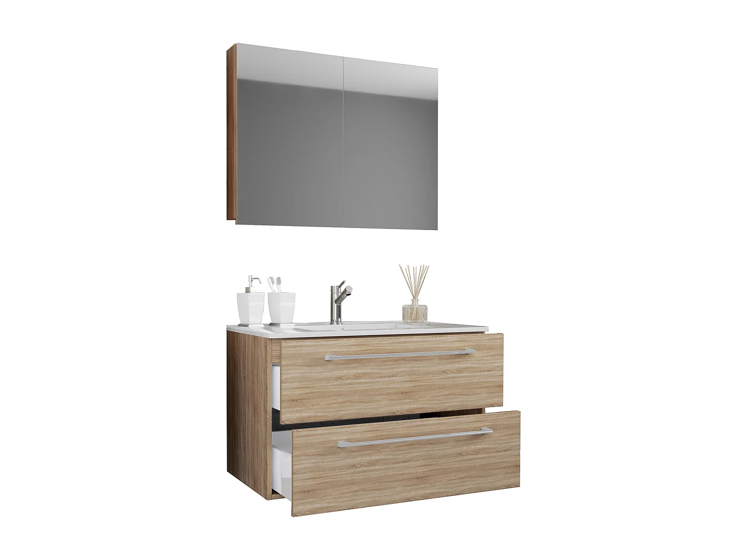 Gruppo lavabo 3 pezzi Lavabo Badinos SC