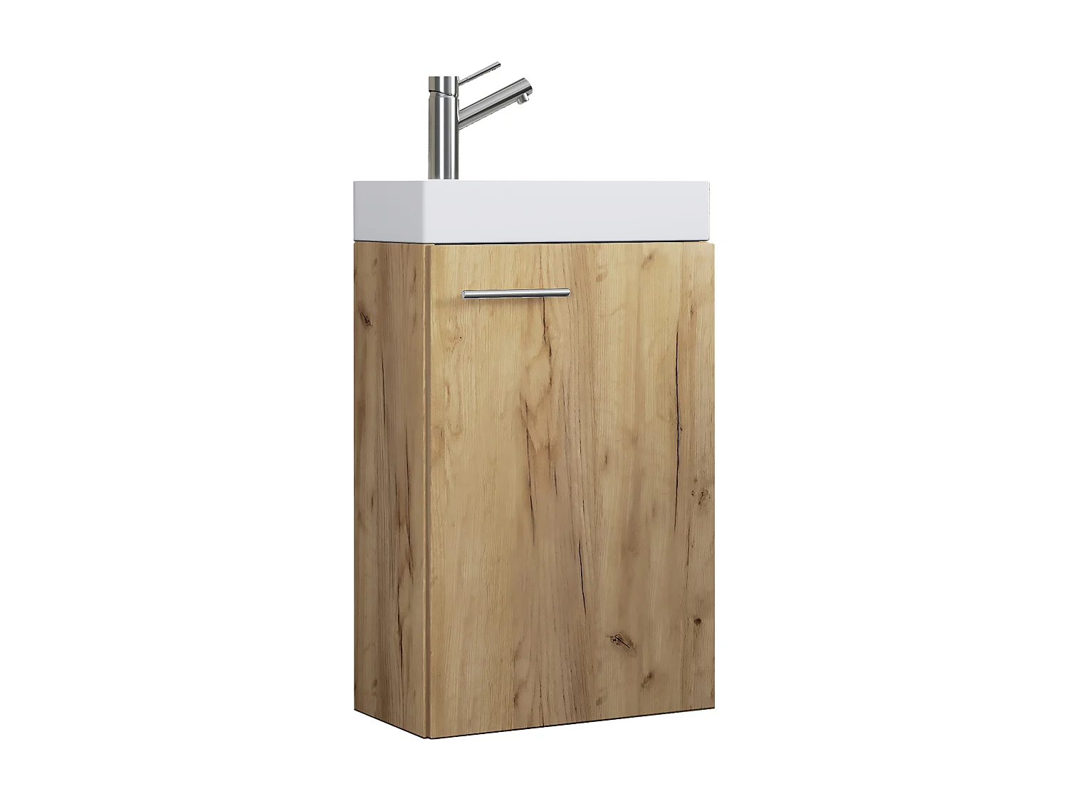 2-tlg. Gäste WC Waschplatz Waschtisch schmal Slito