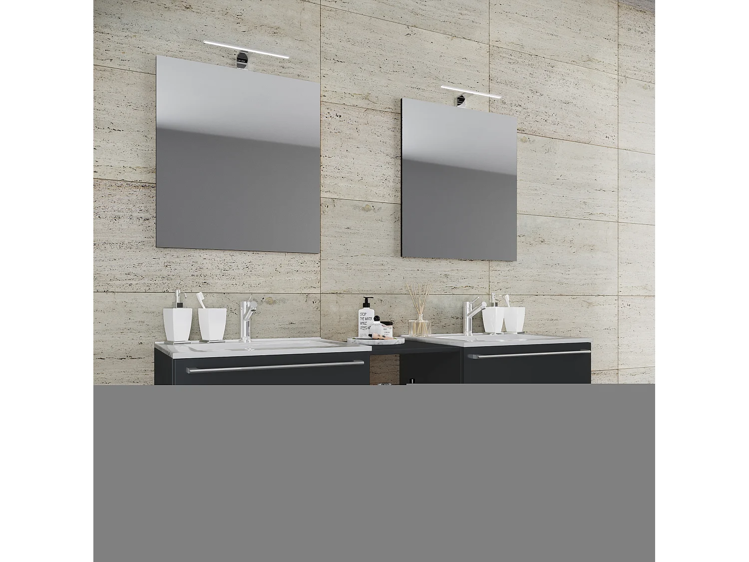 3-pièces lavabo Badinos XXL