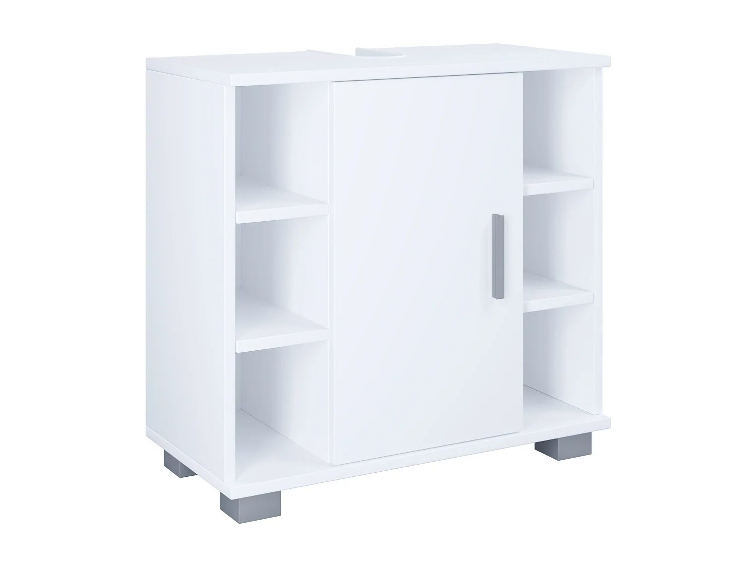 Mobiliário de banheiro armário de lavatório Zalo Branco A. 58 x L. 60 x P. 30 cm