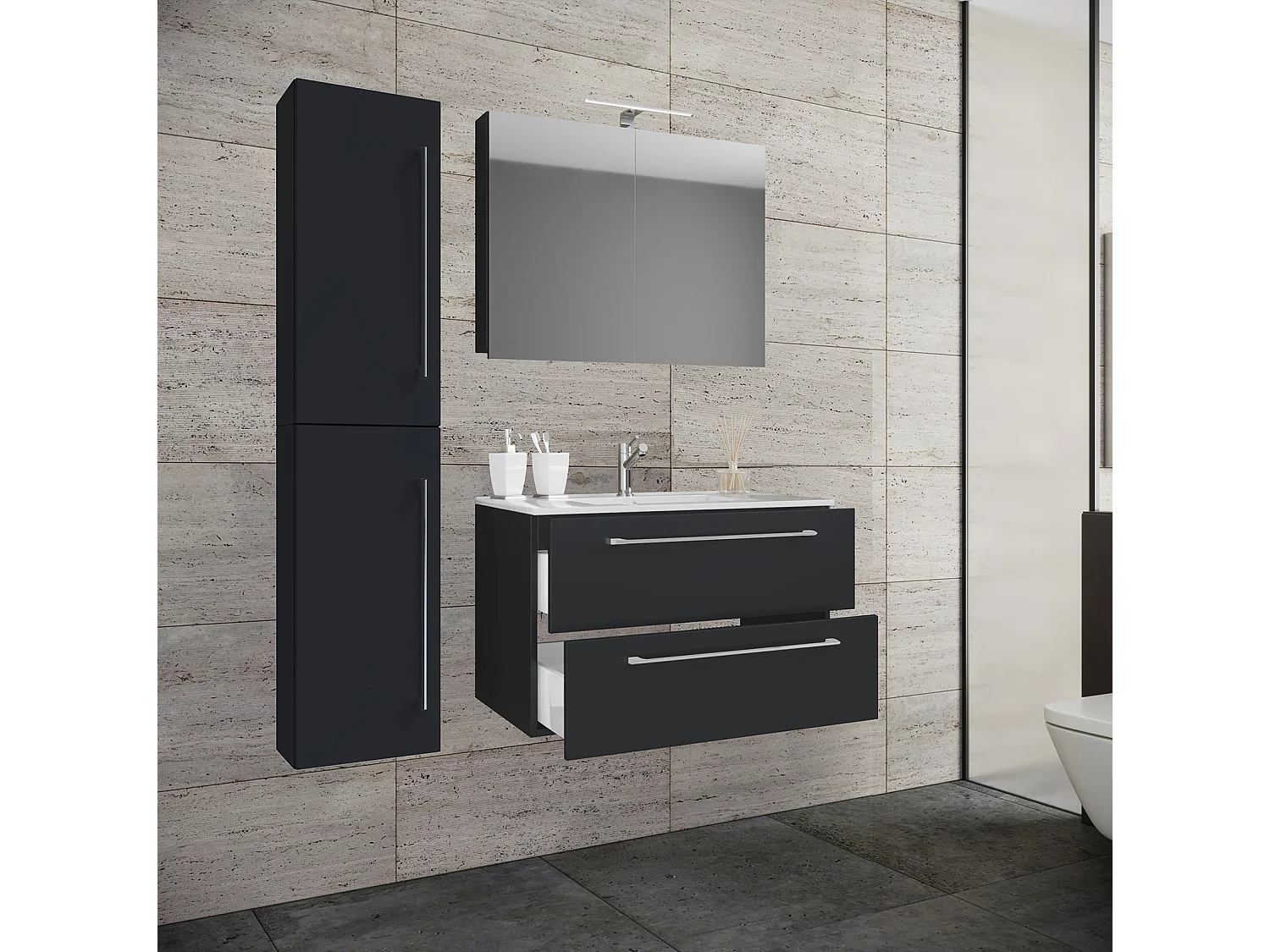 Mobile lavabo 4 pezzi Lavabo Badinos SC