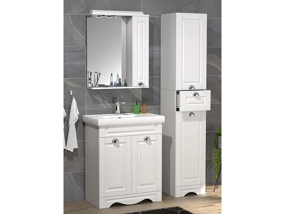 Bathroom furniture washbasin Casalo White H. 180 x W. 61 x D. 46 cm