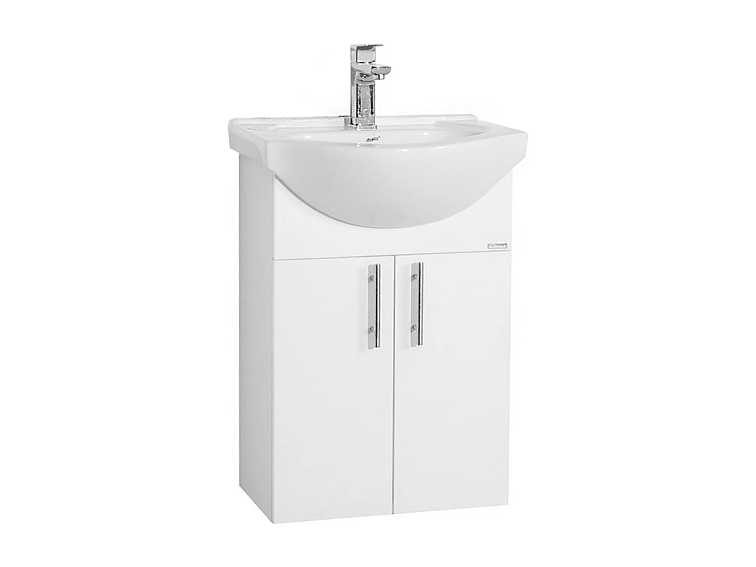 Bathroom furniture washbasin Lisalo White H. 81 x W. 55 x D. 45 cm