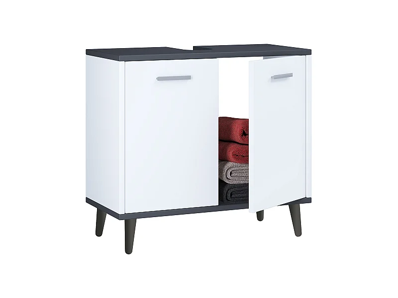 Holz Badmöbel Badunterschrank Waschbecken Landos