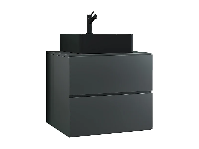 2-tlg. Waschplatz Waschtisch Lendas S Schublade BL