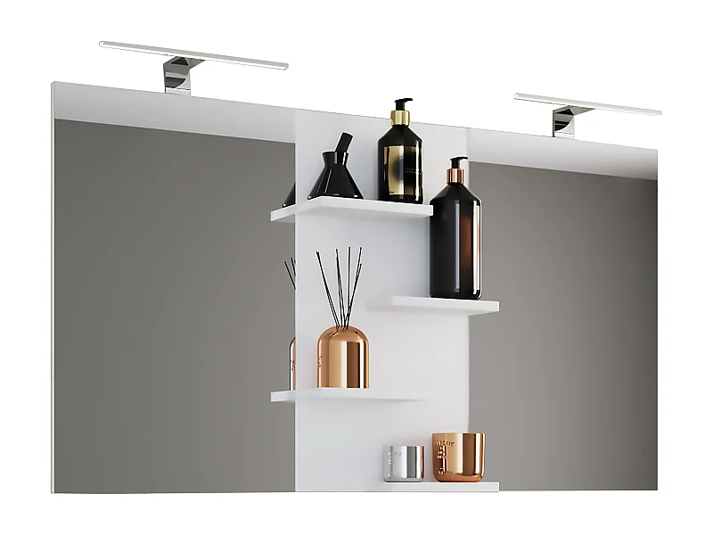 Bathroom furniture mirror Budasi White 0