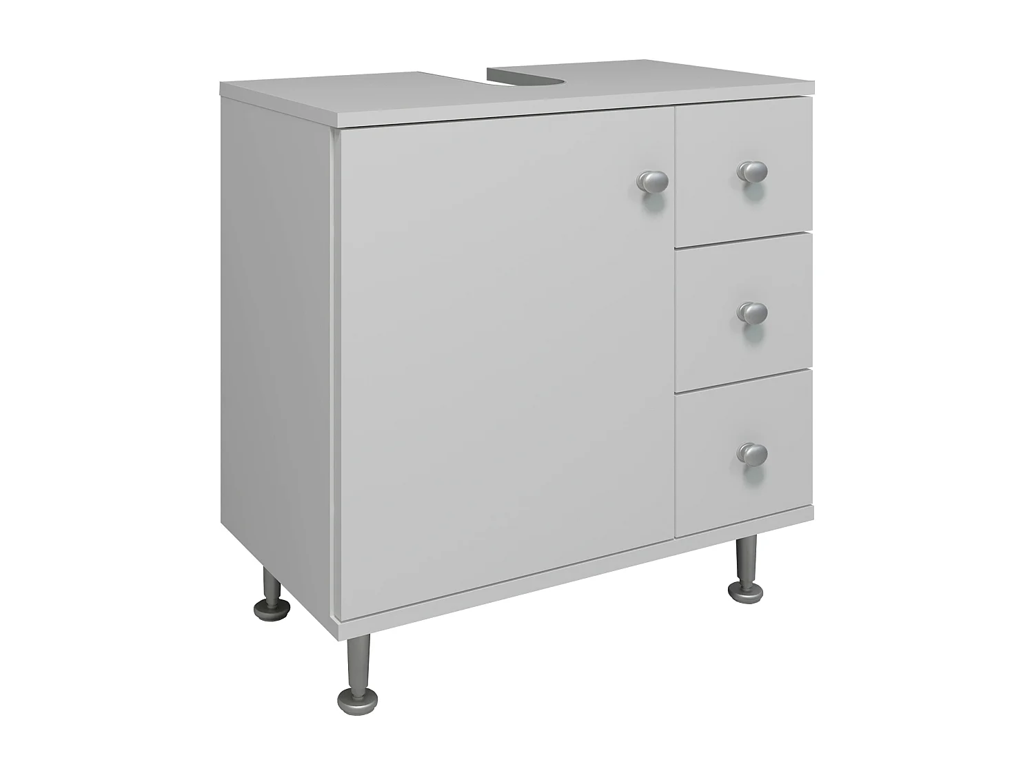 Cassettiera da bagno in legno Nilosi M