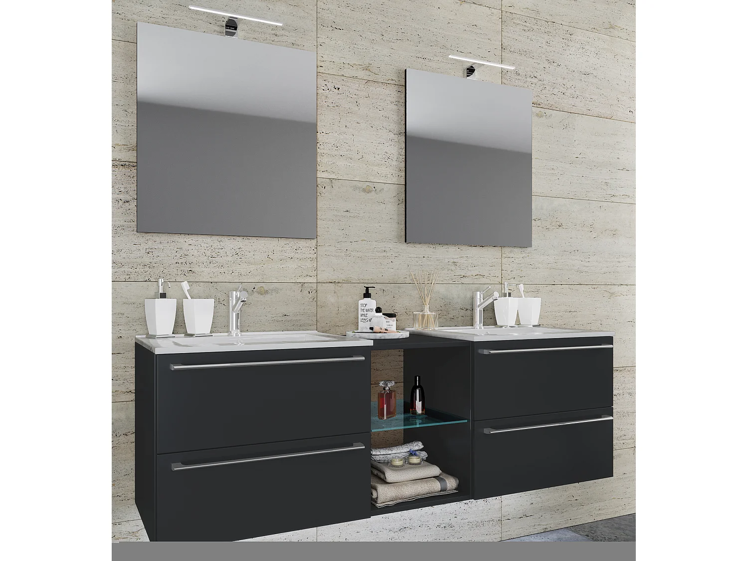 3-pièces lavabo Badinos XXL