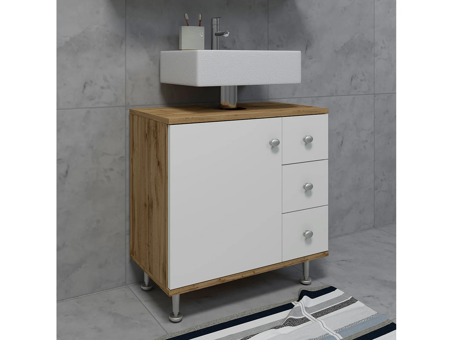 Gabinete de lavabo Nilosi