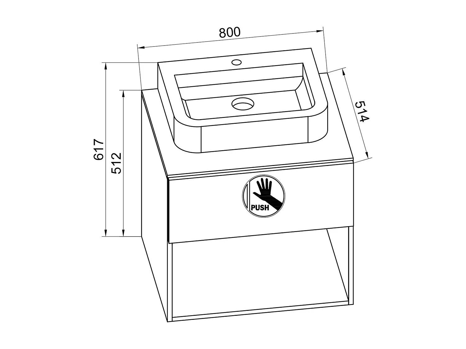Lavabo 2 pezzi Lendas II