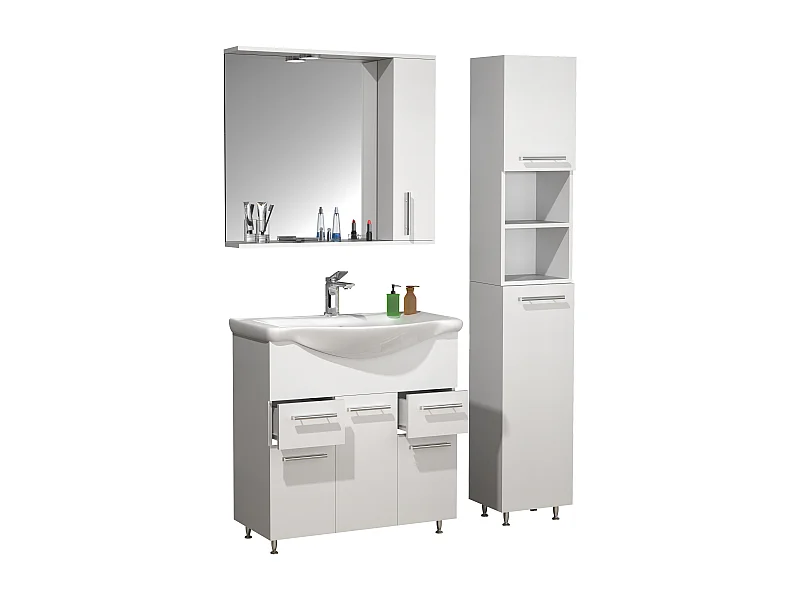 4 pz. lavabo da bagno Lisalo XL