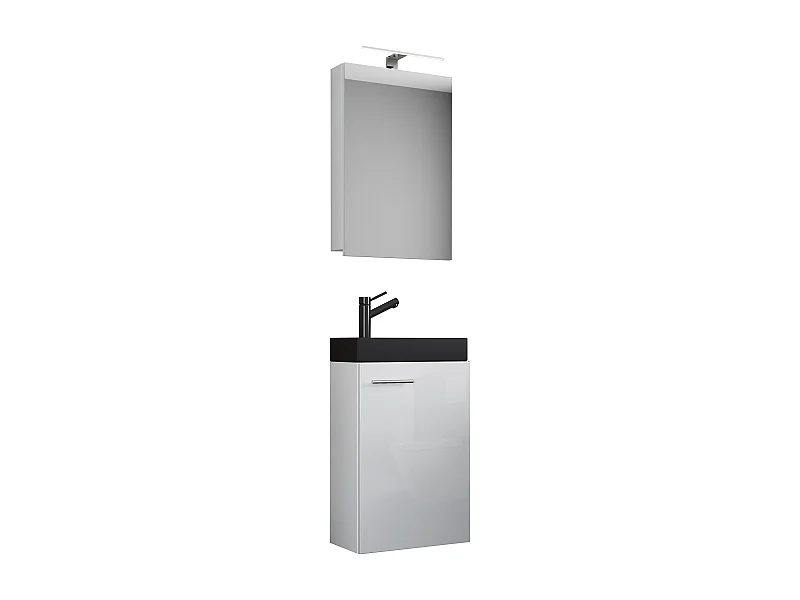 3 pz lavabo Slito SC stretto Nero