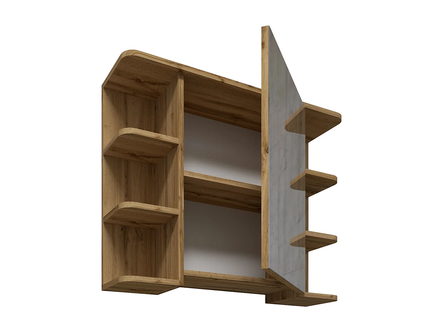 Armoire de toilette Miroir Tablette Nilosi