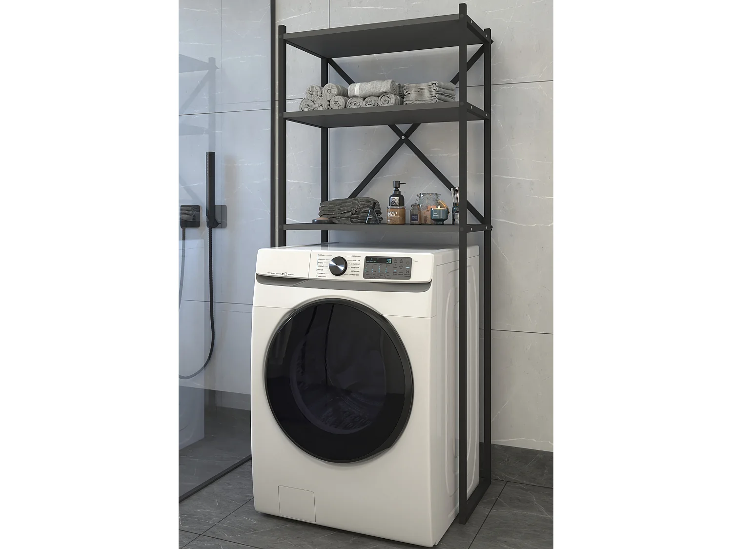 Waschmaschine Toilette Überbau Schrank Insasi