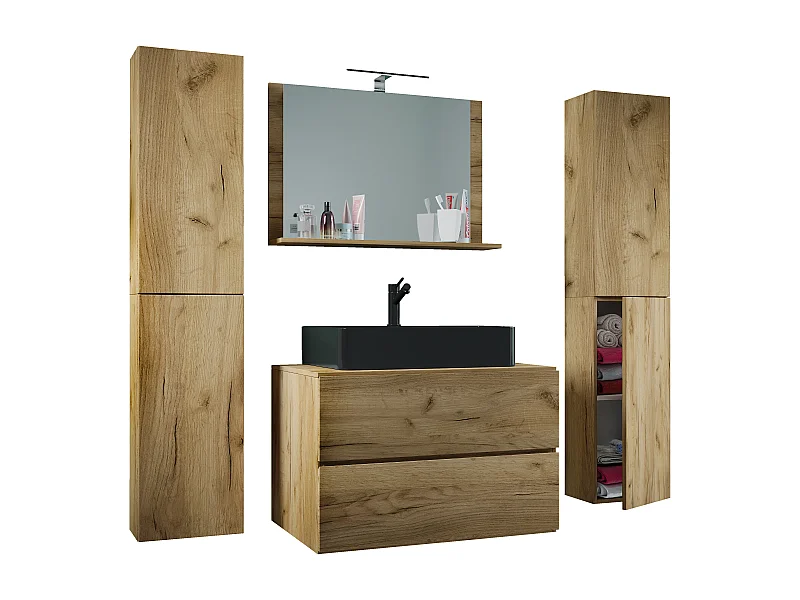 5 pz lavandino da bagno 80 cmLendas XL