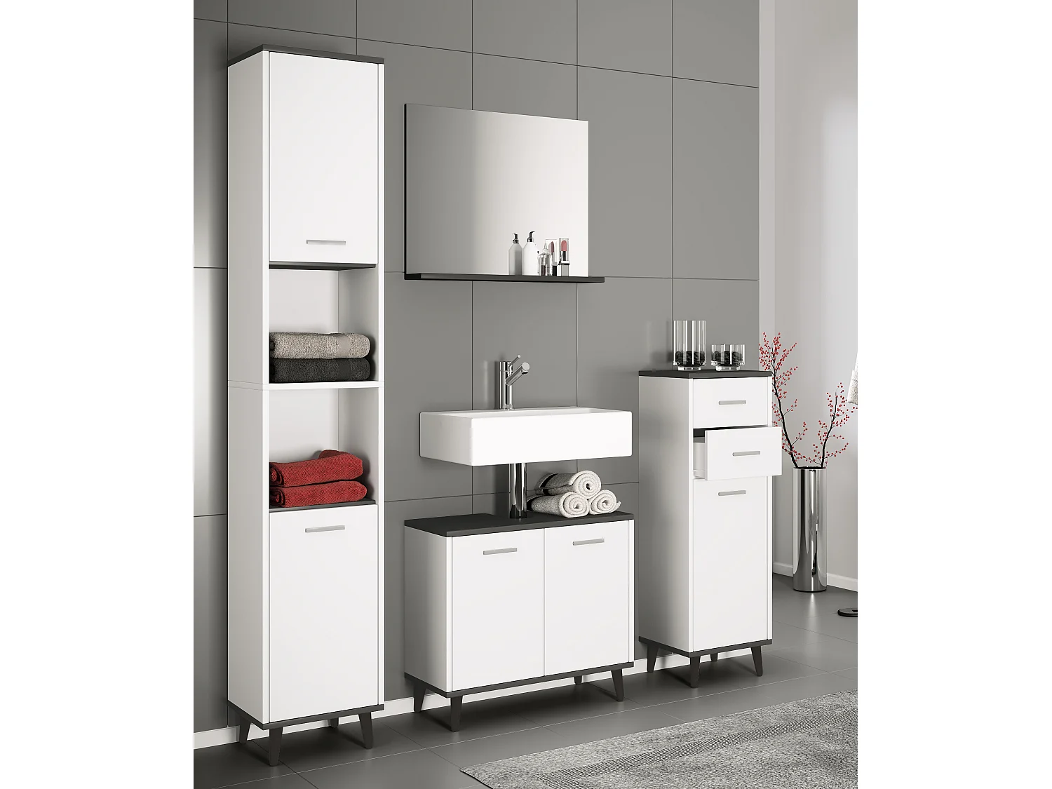 Midischrank badkamermeubilair Landos