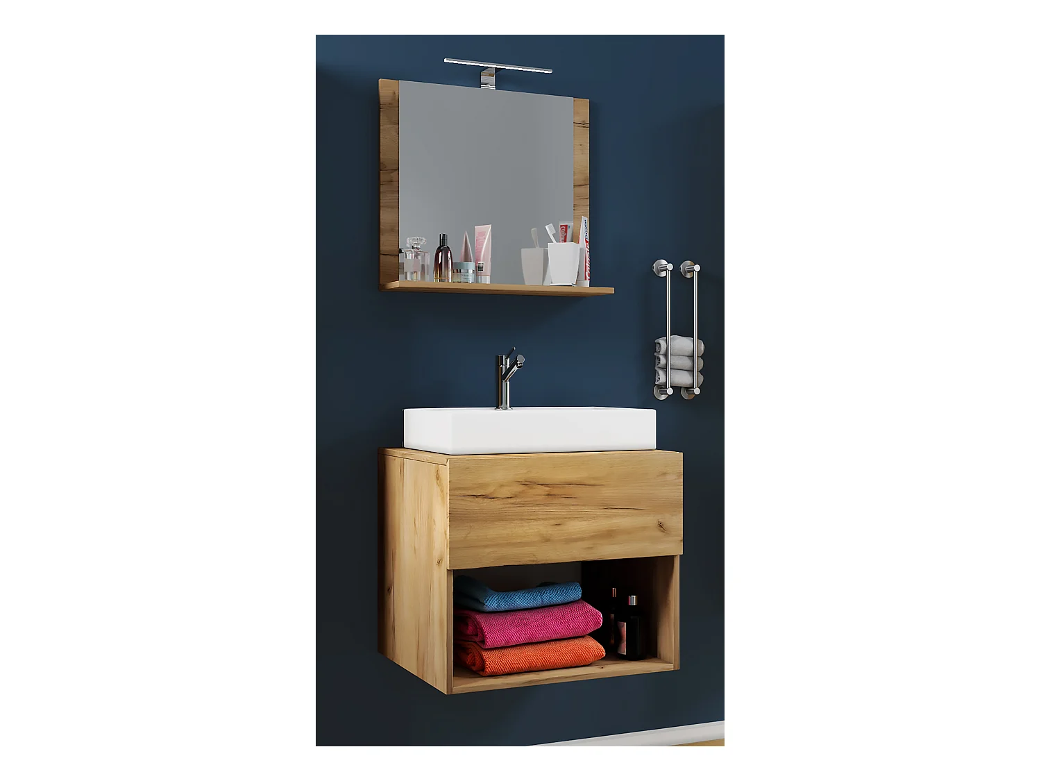 3-tlg. Waschplatz Waschtisch Lendas ll Spiegel