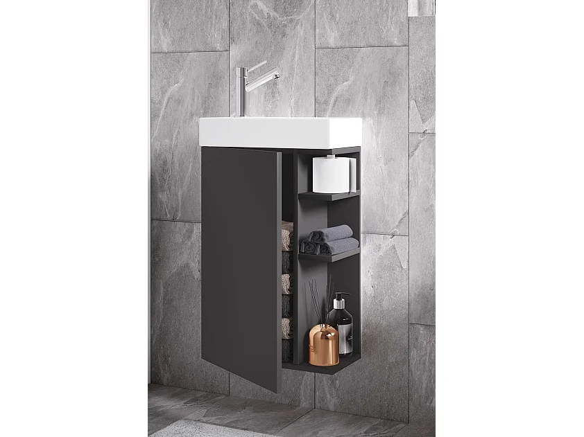 2-tlg Gäste WC Waschplatz Bad Waschtisch Lumia