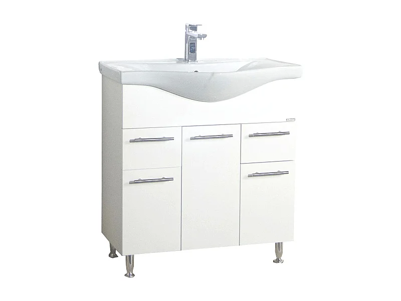 Lavabo de muebles de baño Lisalo Blanco AL. 81 x AN. 75 x P. 45 cm