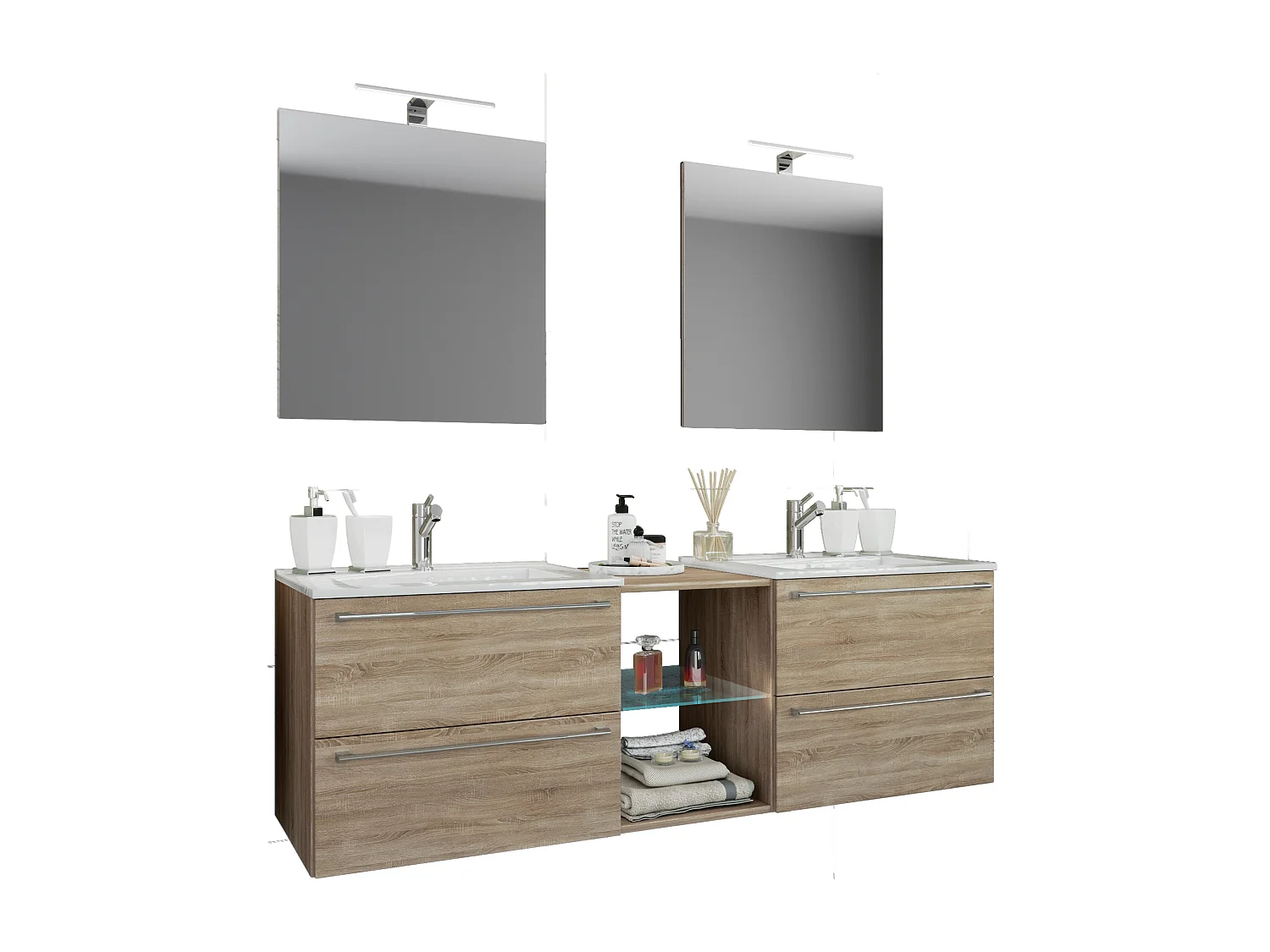 3-pièces lavabo Badinos XXL