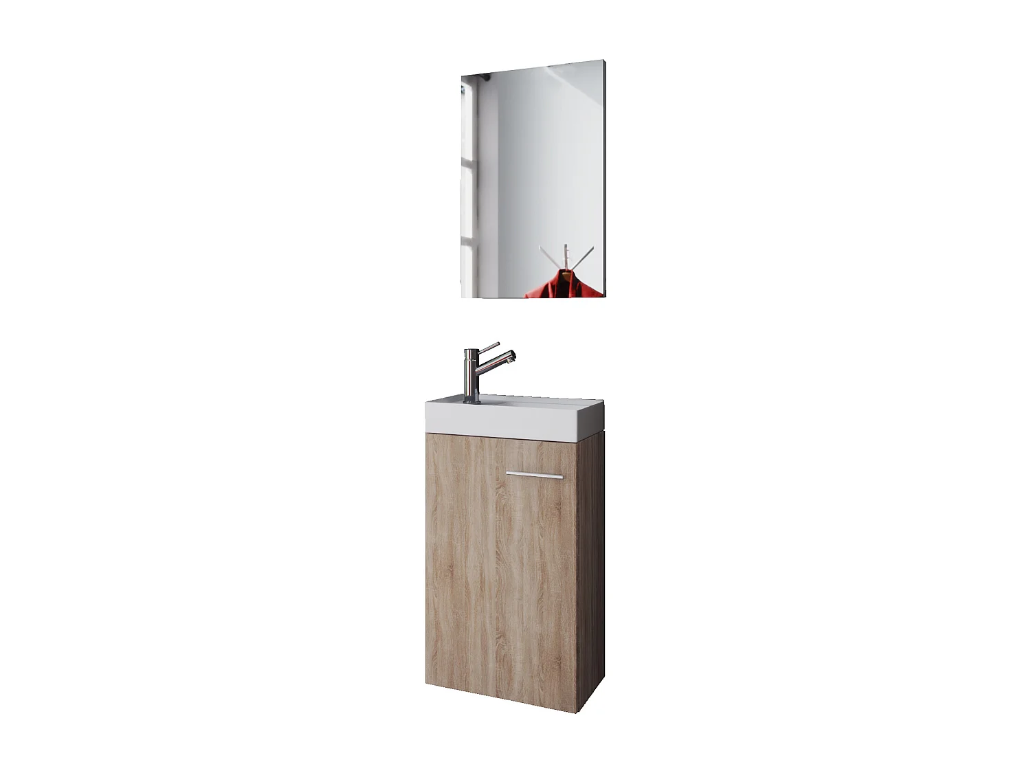Plan de toilette Lavabo Miroir Garla