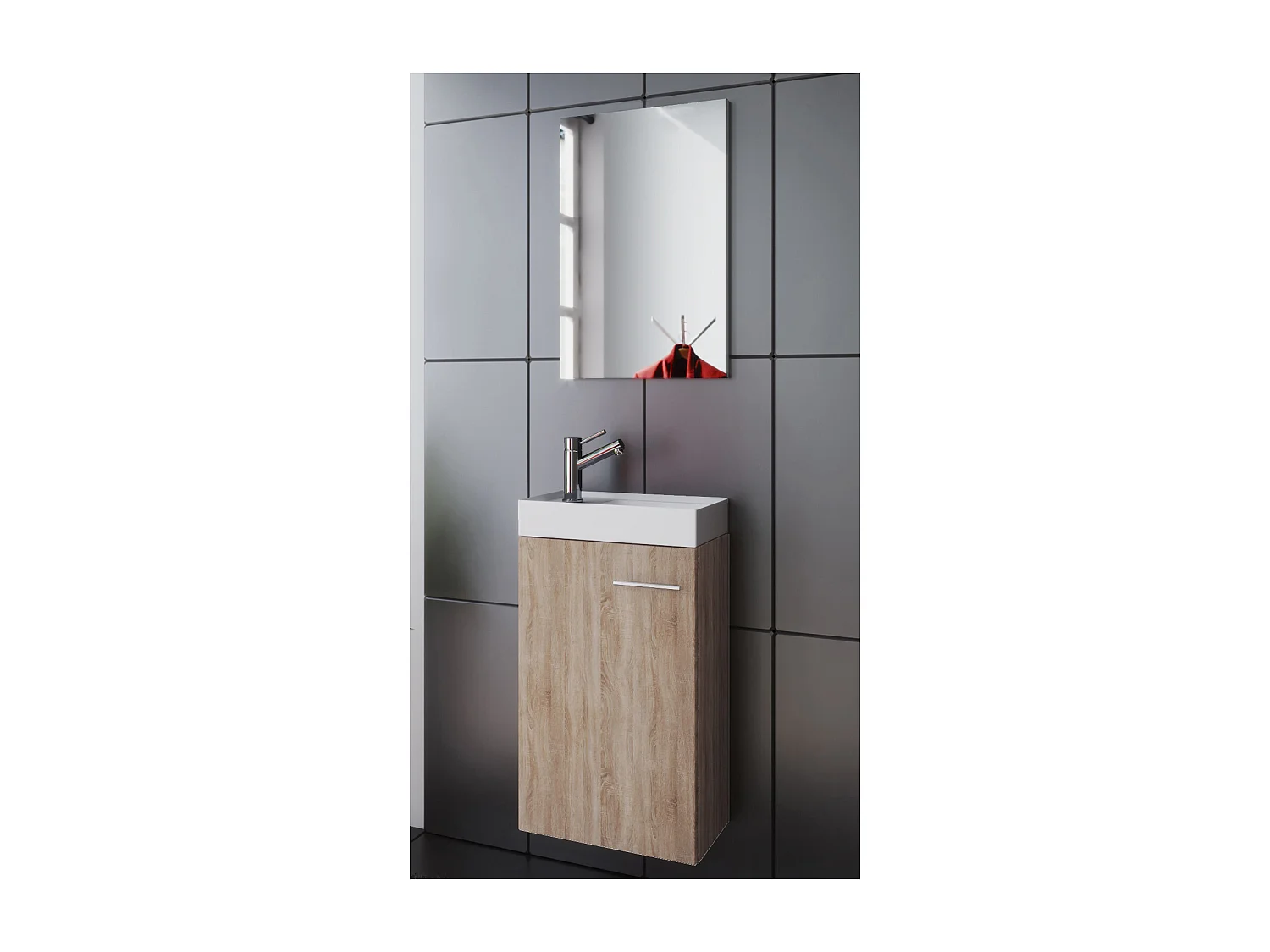 Plan de toilette Lavabo Miroir Garla