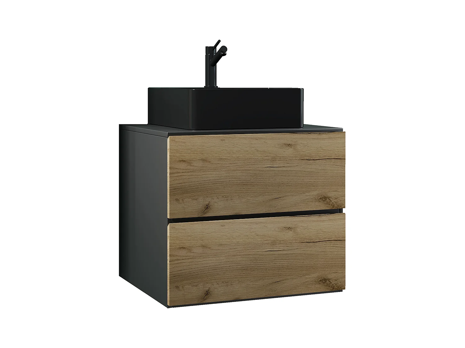 2-tlg. Waschplatz Waschtisch Lendas S Schublade BL