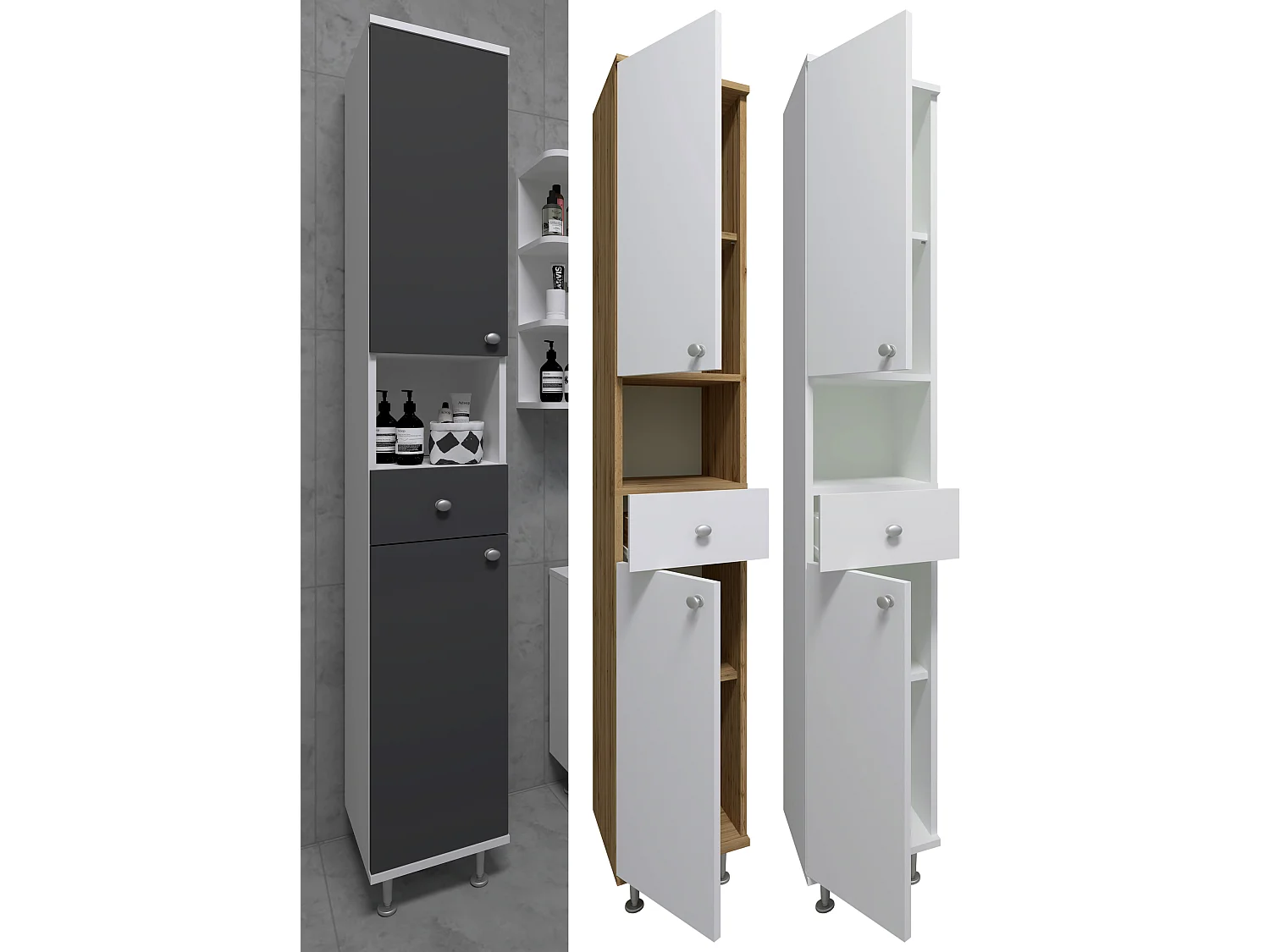 Arredo bagno mobile cassetto Nilosi