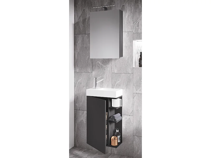 2 pz lavabo Bad Lumia specchietto
