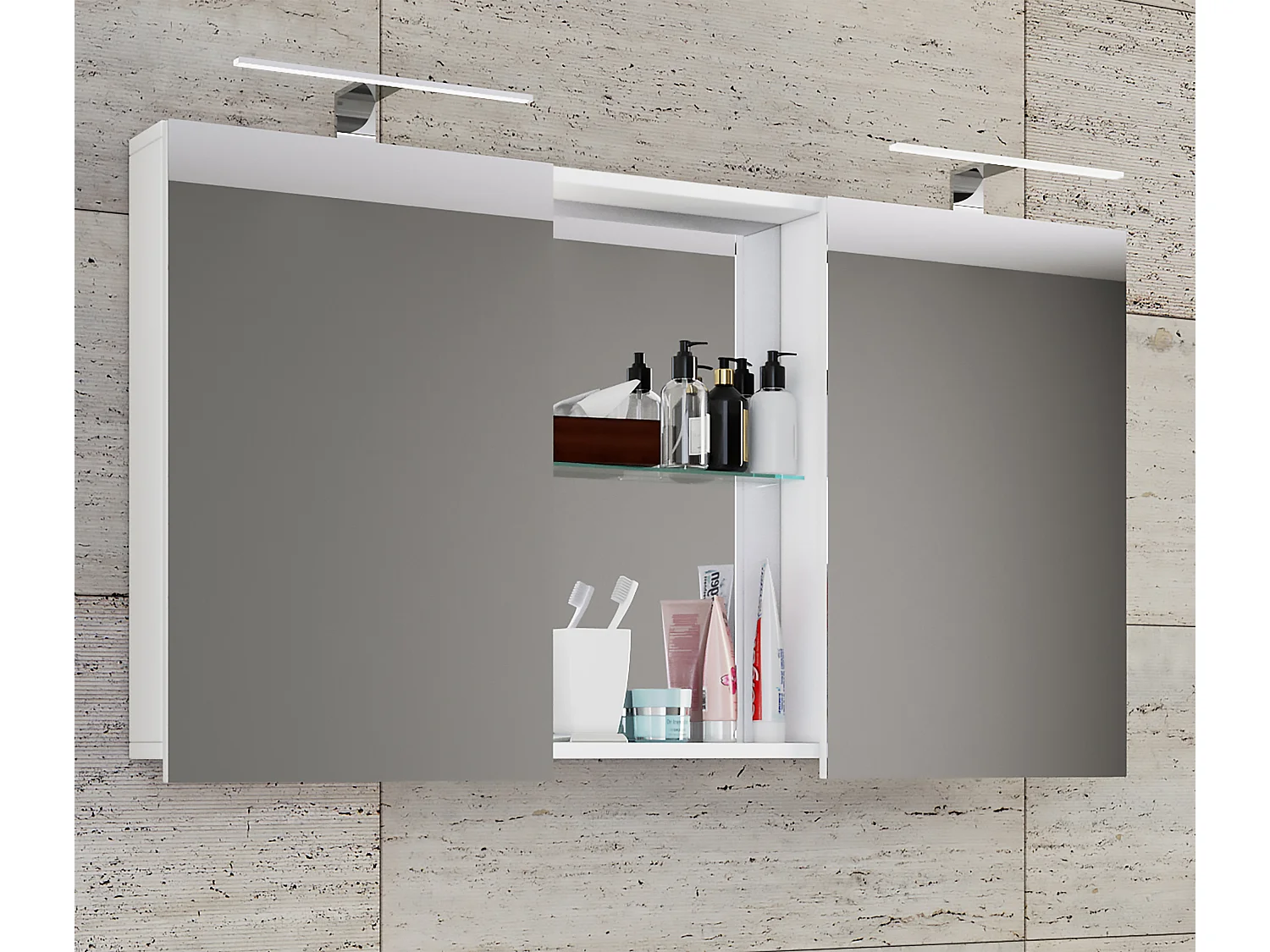 Lustro lustrzane Budasi z półką