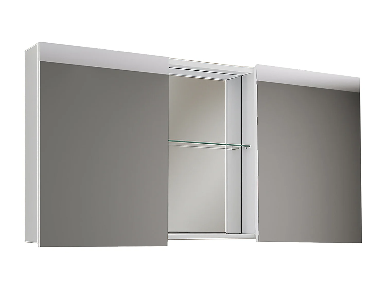 Miroir armoire miroir Budasi avec étagère