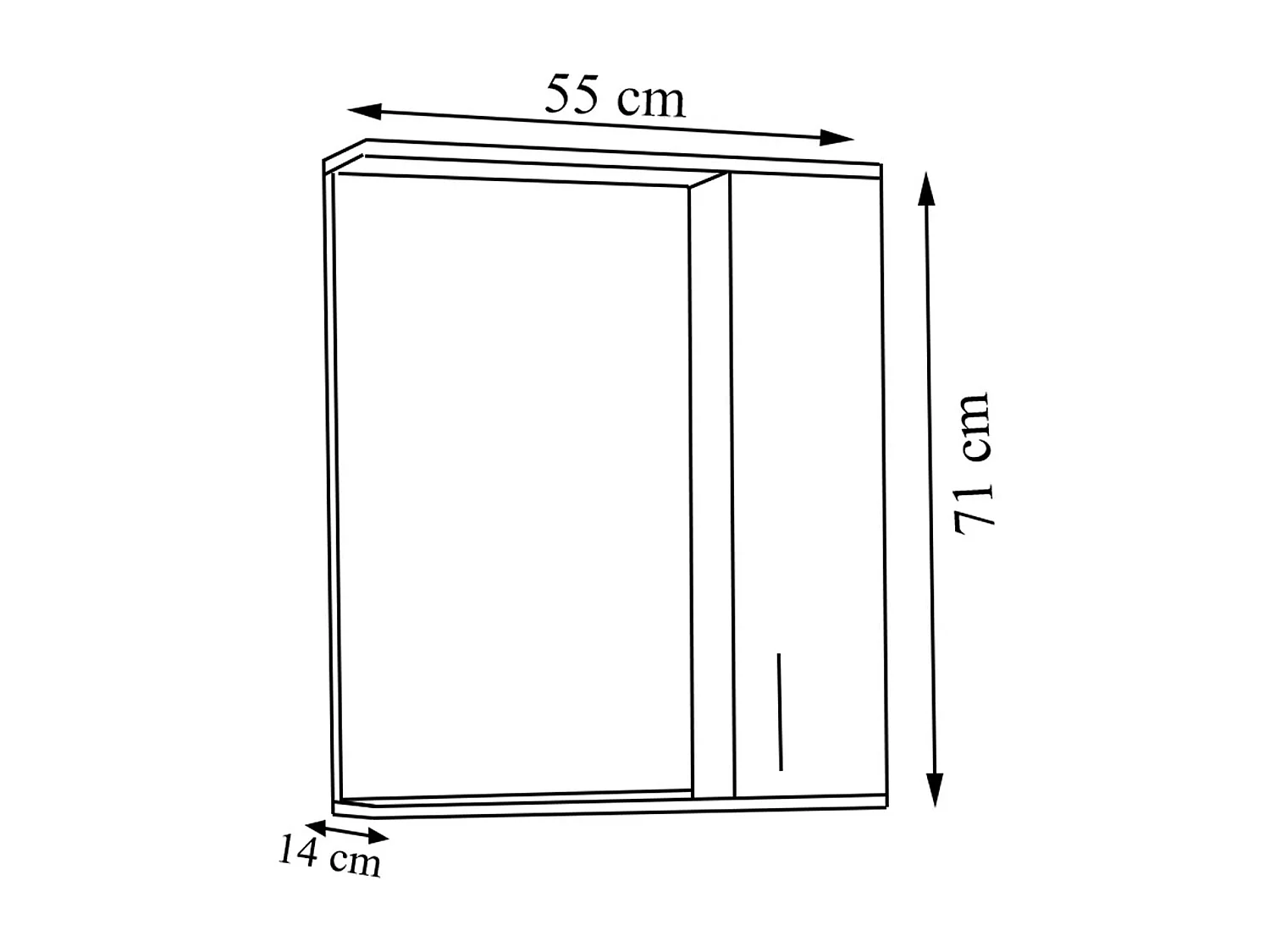 Spiegelschrank Bad Spiegel Beleuchtung Lisalo L