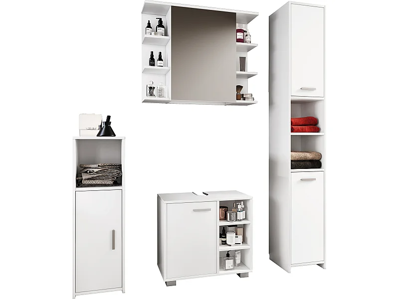 Set di mobili da bagno completi 4 pezzi Zalo I