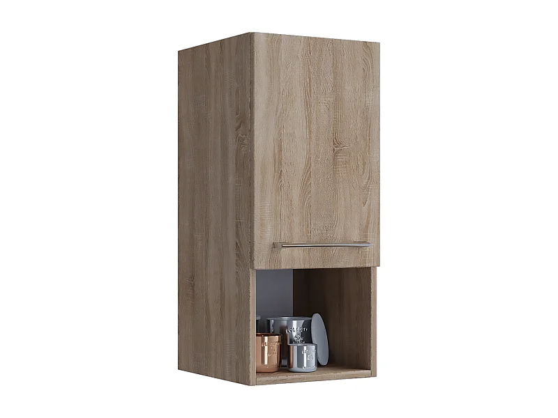 Bathroom furniture Midischrank Badinos Sonoma oak (Sägerau) H. 76 x W. 33 x D. 37 cm