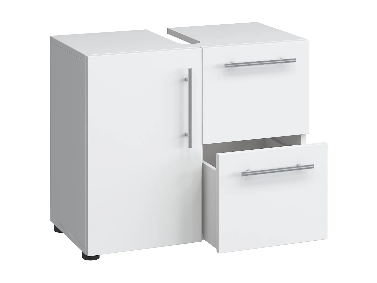 Armoire de salle de bain en bois Flandu Tiroir