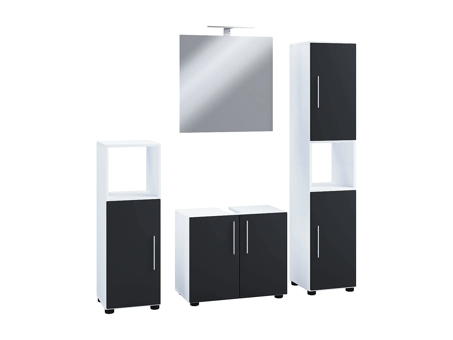 Set di mobili da bagno 4 pezzi Flandu II