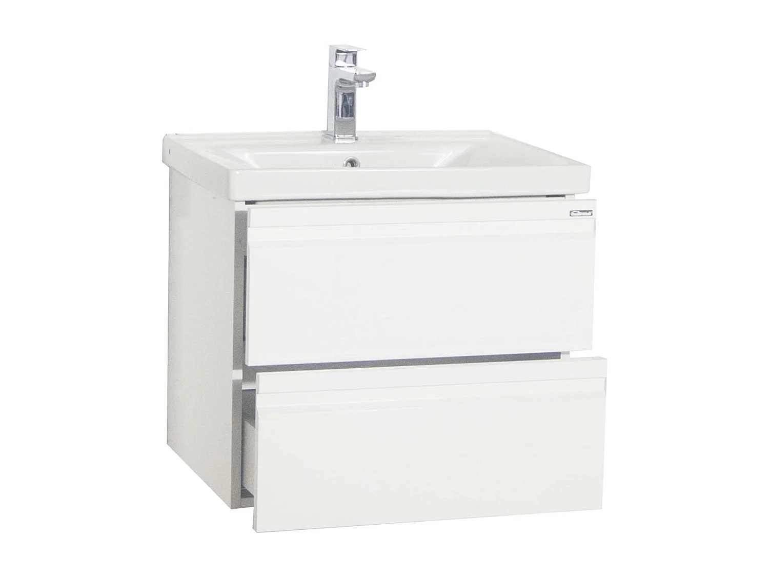 Bathroom furniture washbasin Silora White H. 54 x W. 60 x D. 46 cm
