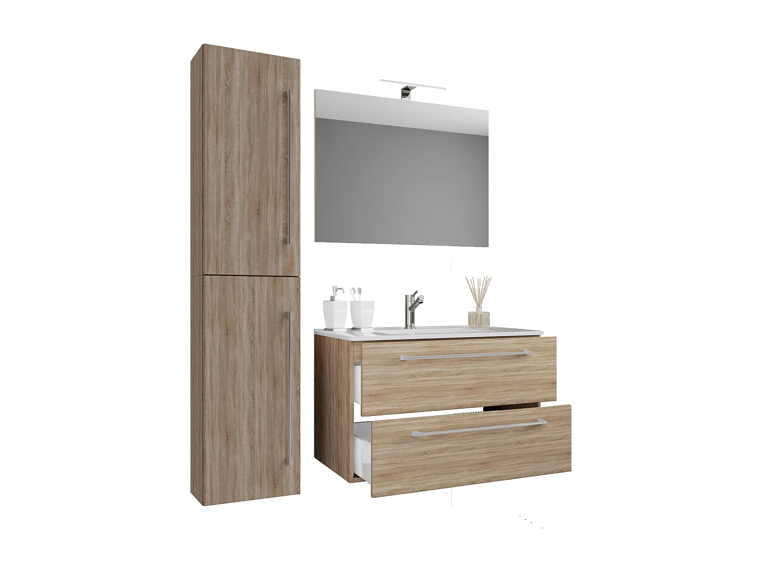 Gruppo lavabo 4 pezzi Lavabo Badinos SP