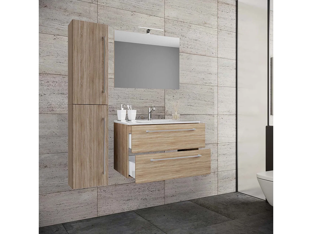 Gruppo lavabo 4 pezzi Lavabo Badinos SP