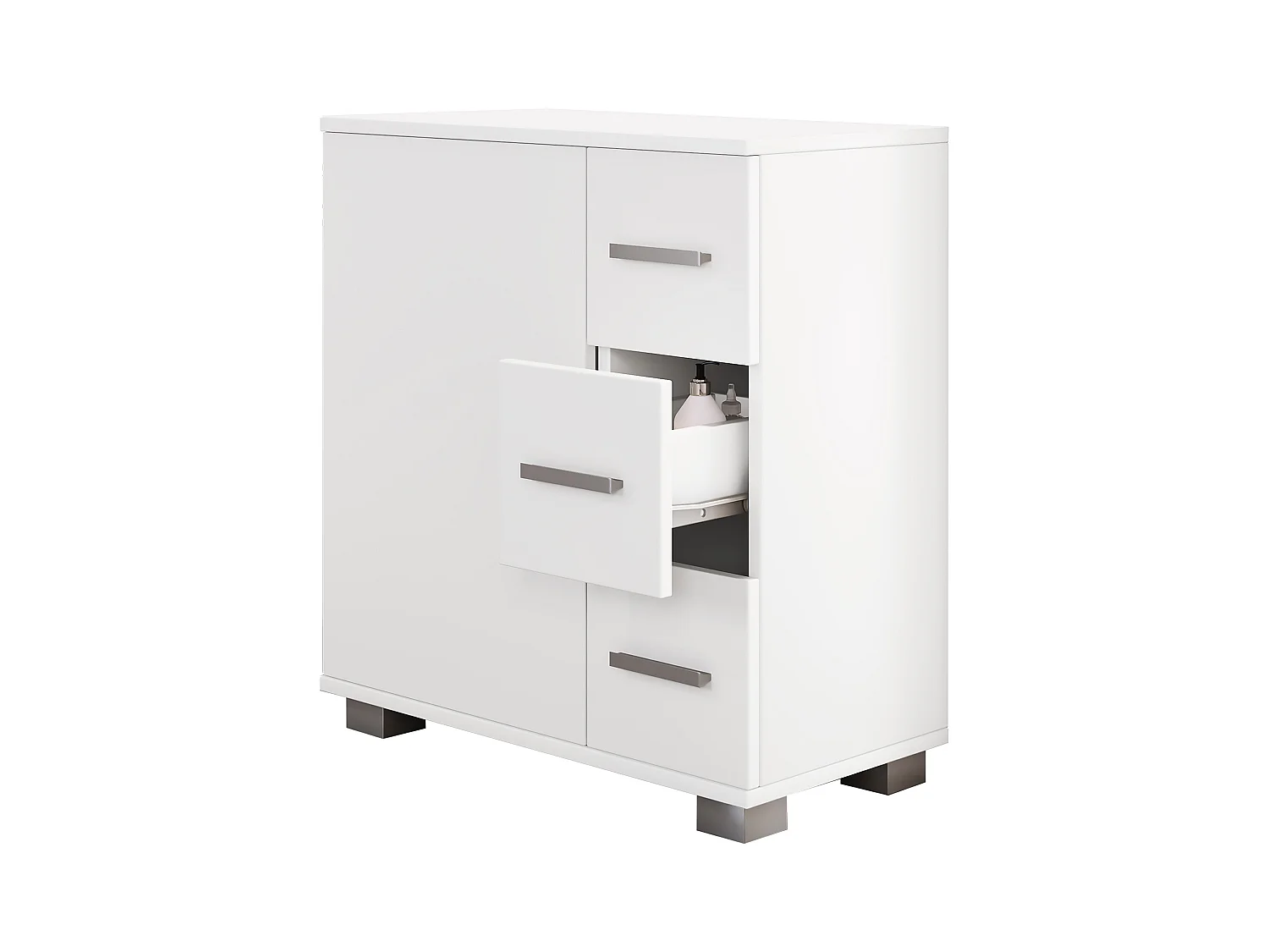 Bathroom furniture Midischrank Zalo White H. 65 x W. 60 x D. 30 cm