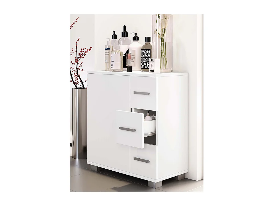 Bathroom furniture Midischrank Zalo White H. 65 x W. 60 x D. 30 cm