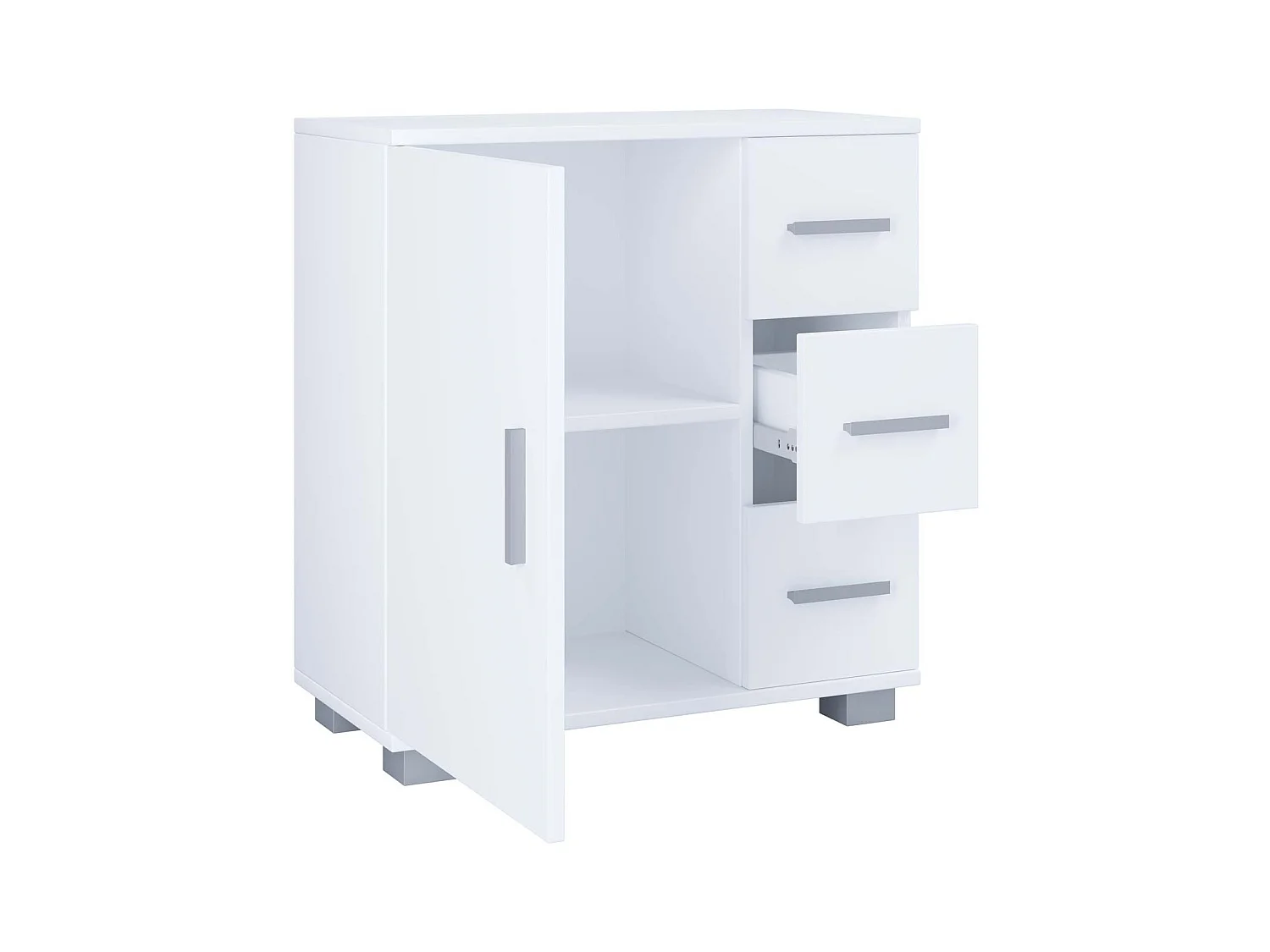Bathroom furniture Midischrank Zalo White H. 65 x W. 60 x D. 30 cm