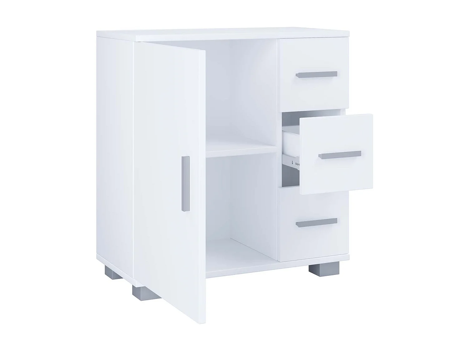 Bathroom furniture Midischrank Zalo White H. 65 x W. 60 x D. 30 cm